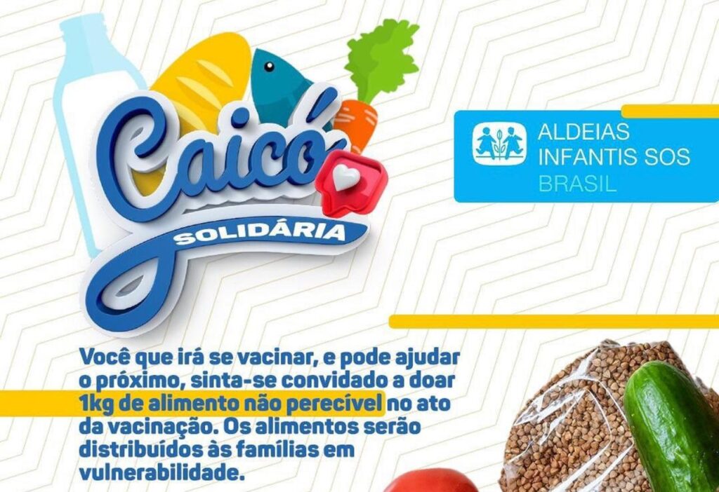 Campanha Pede Doa O De Alimentos A Quem For Se Vacinar Contra Covid