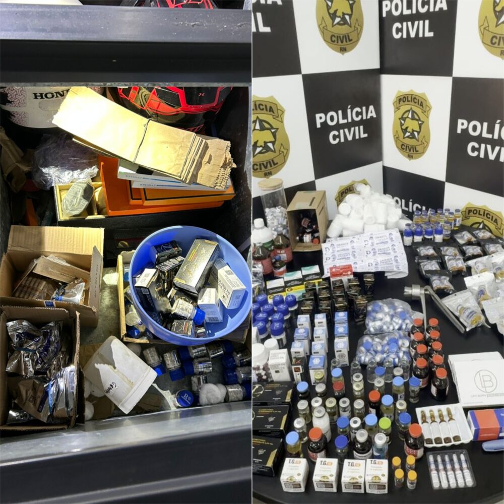 Polícia prende homem com laboratório clandestino de anabolizantes em Natal